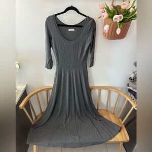 Calvin Klein Elegant Gray Women's Dress